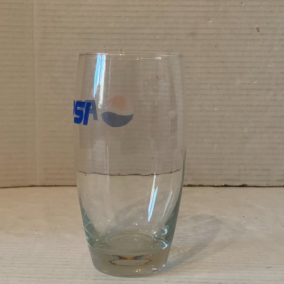 Pepsi Cola Tall Drinking Glass Vintage - Picture 2 of 10